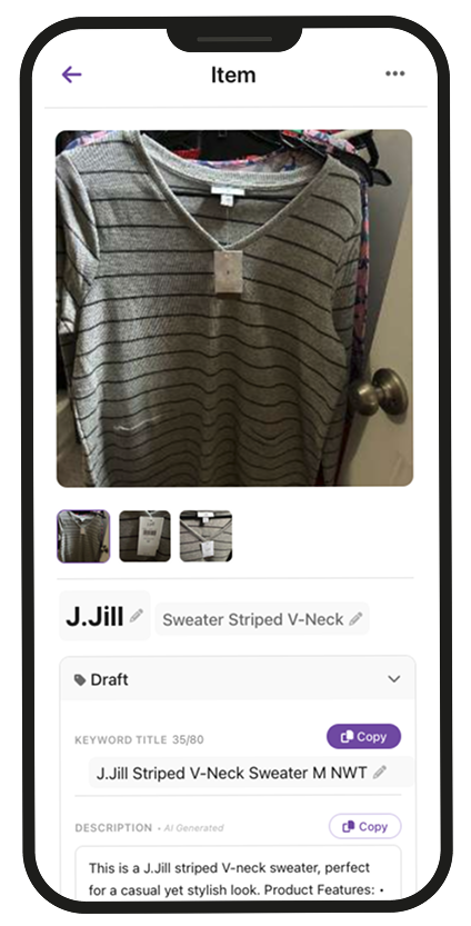 Save items in Trovio